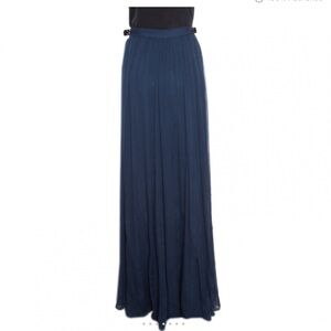 Diane Von Furstenberg Blue Maxi Pencil Skirt for Work